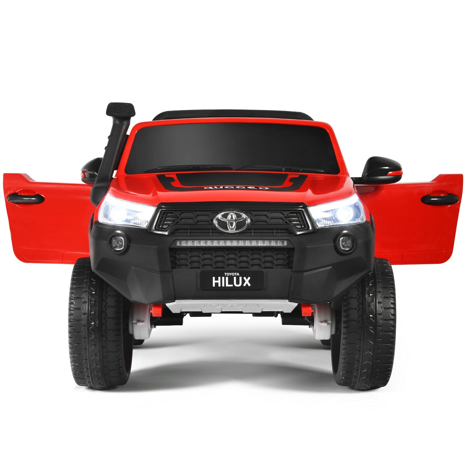 24V Licensed Toyota Hilux   Kid 2-Seater Ride-On Truck Car 4WD with Remote