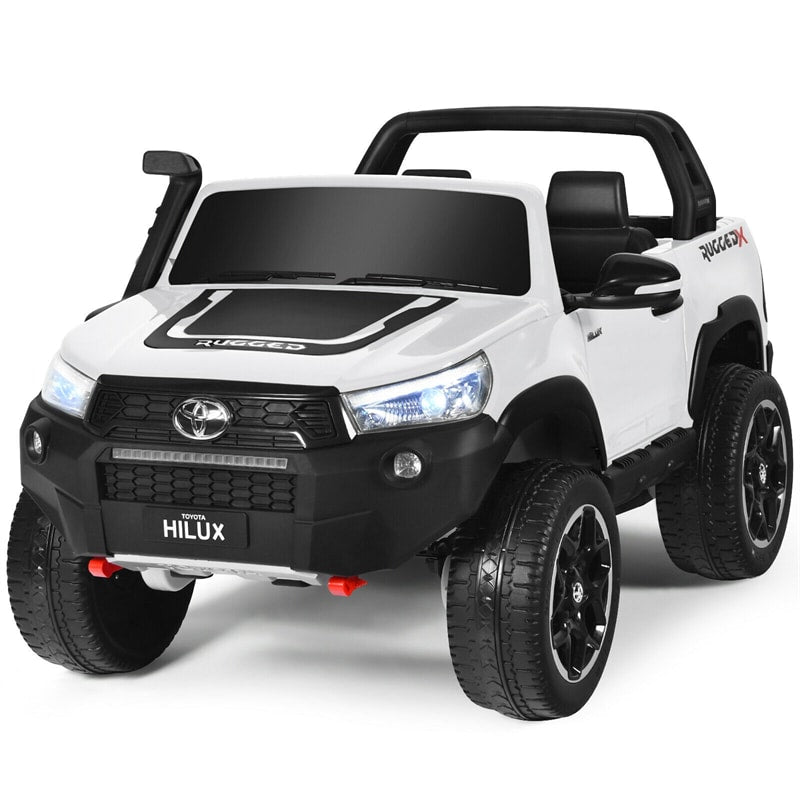 2x12V Toyota Hilux Kids Ride On Truck Car 2-Seater 4WD Car with Remote Control