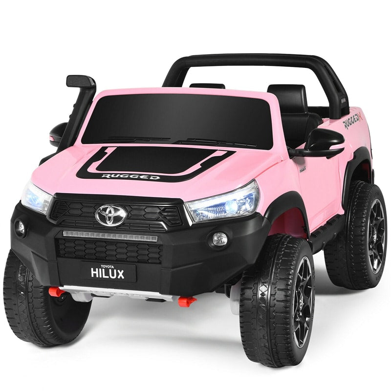 2x12V Toyota Hilux Kids Ride On Truck Car 2-Seater 4WD Car with Remote Control