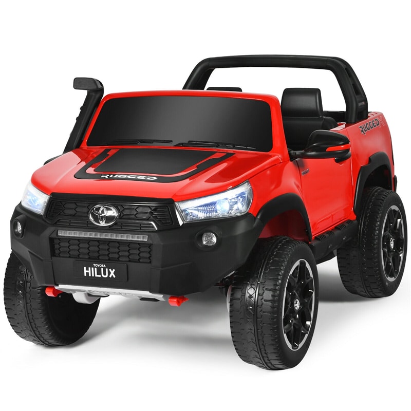 2x12V Toyota Hilux Kids Ride On Truck Car 2-Seater 4WD Car with Remote Control