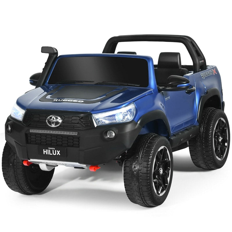 2x12V Toyota Hilux Kids Ride On Truck Car 2-Seater 4WD Car with Remote Control