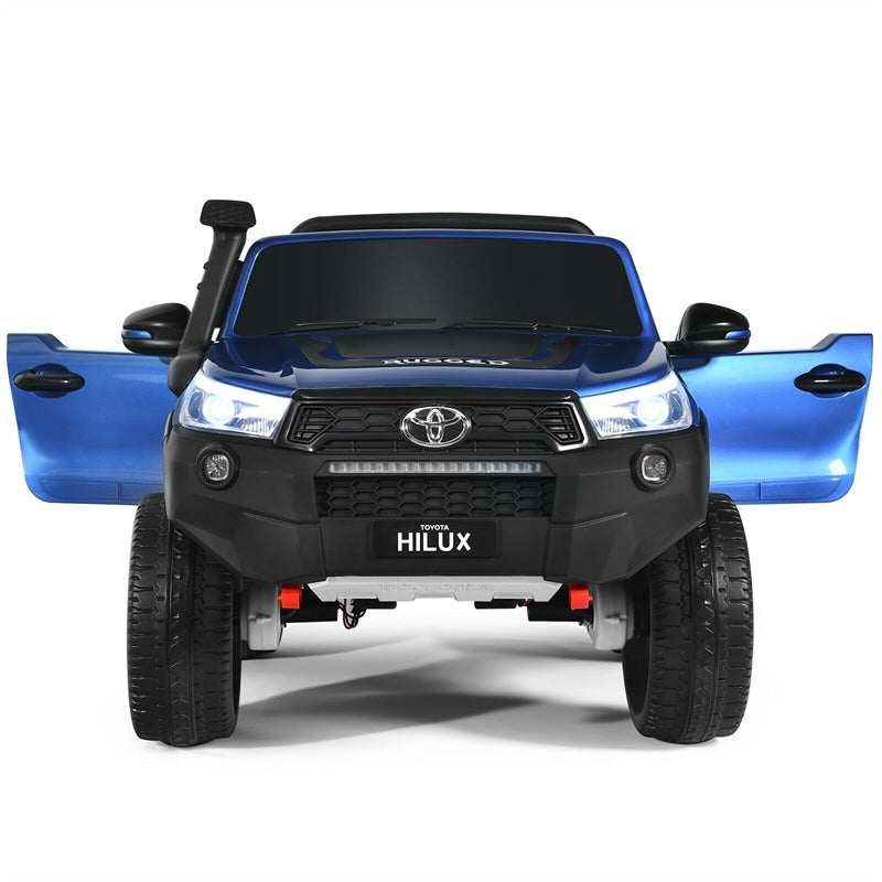 2x12V Toyota Hilux Kids Ride On Truck Car 2-Seater 4WD Car with Remote Control