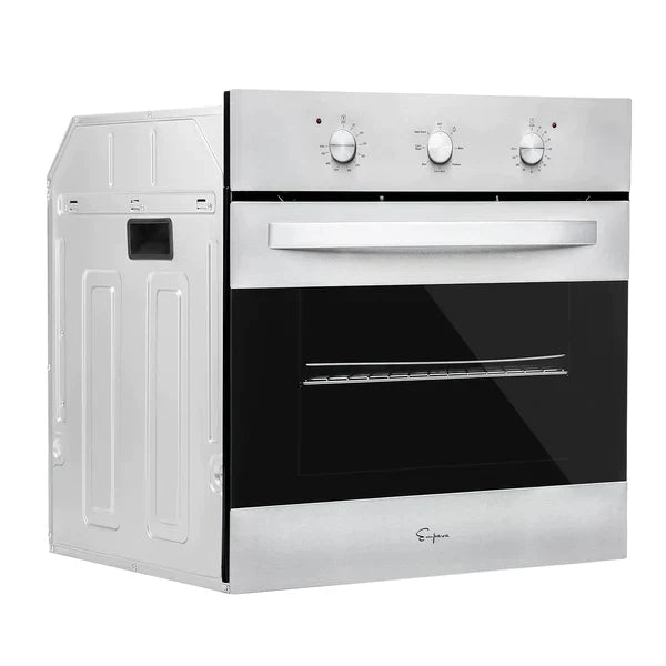 Empava 3-Piece Kitchen Package: 24" Electric Wall Oven, 30" Gas Cooktop, and 30" Wall Mount Range Hood