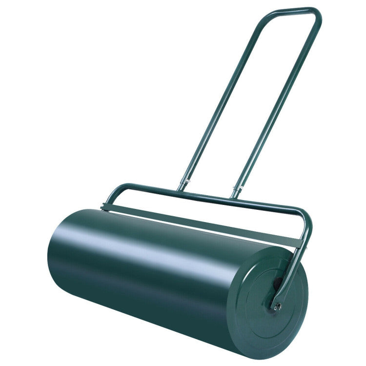 24 x 13 Inch Tow Lawn Roller Water Filled Metal Push Roller