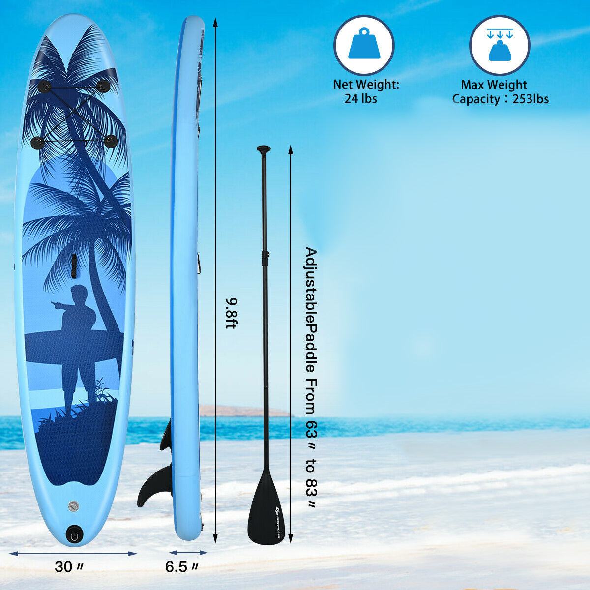 Inflatable Stand Up Paddle Board for Adult Youth