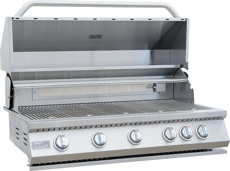 Kokomo 40” Built in Gas Grill (5 Burner/Back Burner) - ElitePlayPro