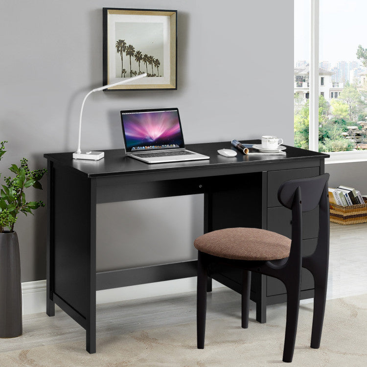 3-Drawer Computer Study Desk for Home and Office