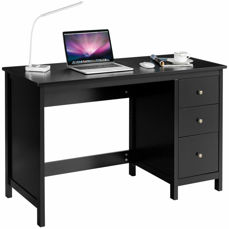 3-Drawer Computer Study Desk for Home and Office