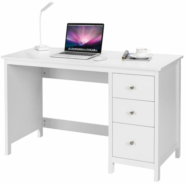 3-Drawer Computer Study Desk for Home and Office