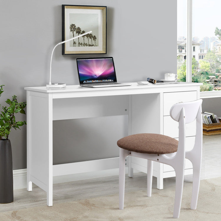 3-Drawer Computer Study Desk for Home and Office