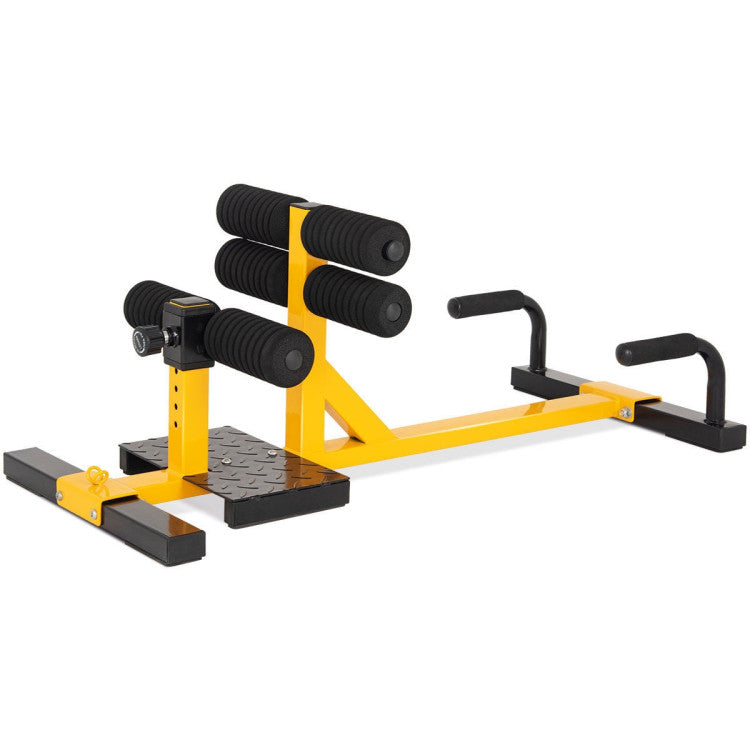 3-in-1 Squat Ab Workout Home Gym Sit-up Machine with 6 Levels Adjustable Height