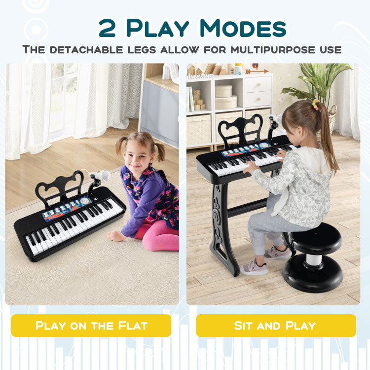 37-Key Kids Toy Keyboard Piano with Microphone for 3+ Kids