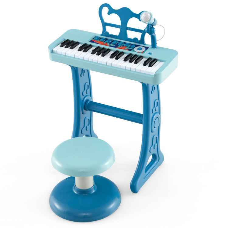 37-Key Kids Toy Keyboard Piano with Microphone for 3+ Kids