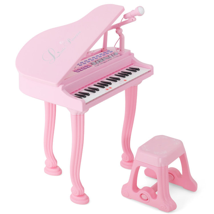 37 Keys Kids Piano Keyboard with Stool for 3+ Years Kids