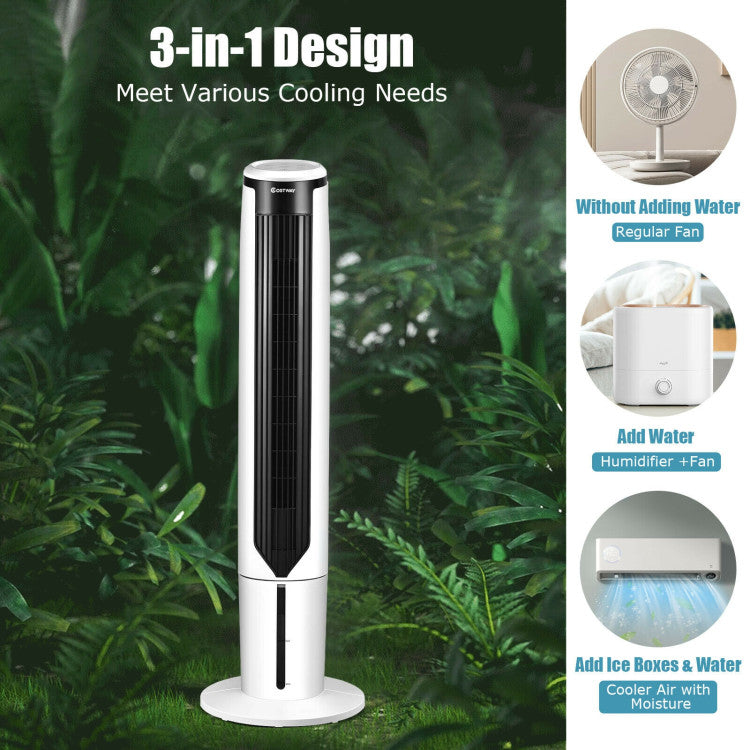 41 Inches Evaporative Air Cooler with 3 Modes and Auto-off Timer