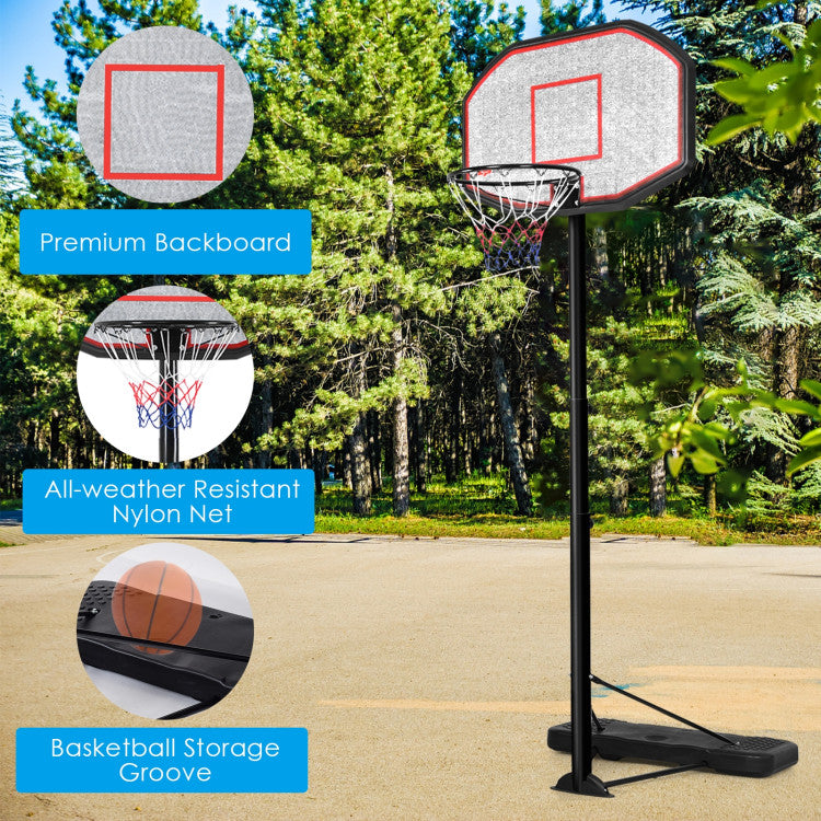 43 Inch Height Adjustable Basketball Hoop for Indoor and Outdoor