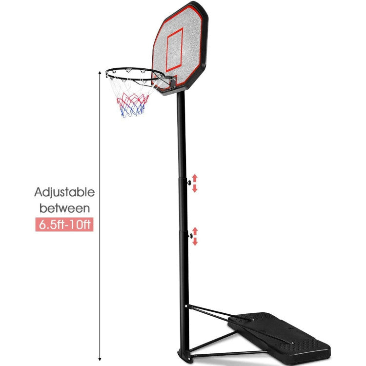 43 Inch Height Adjustable Basketball Hoop for Indoor and Outdoor