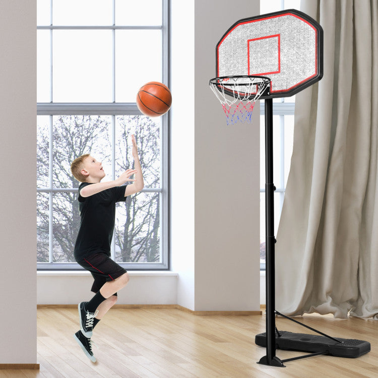 43 Inch Height Adjustable Basketball Hoop for Indoor and Outdoor