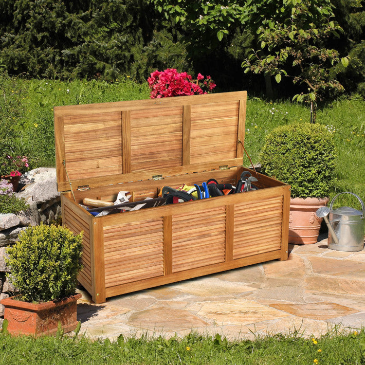 47 Gallon Deck Storage Bench Box Organization Tools