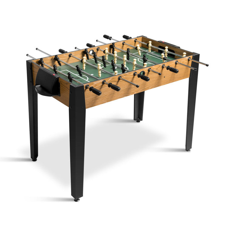 48" Competition-Sized Home Recreation Wooden Foosball Table with Accessories