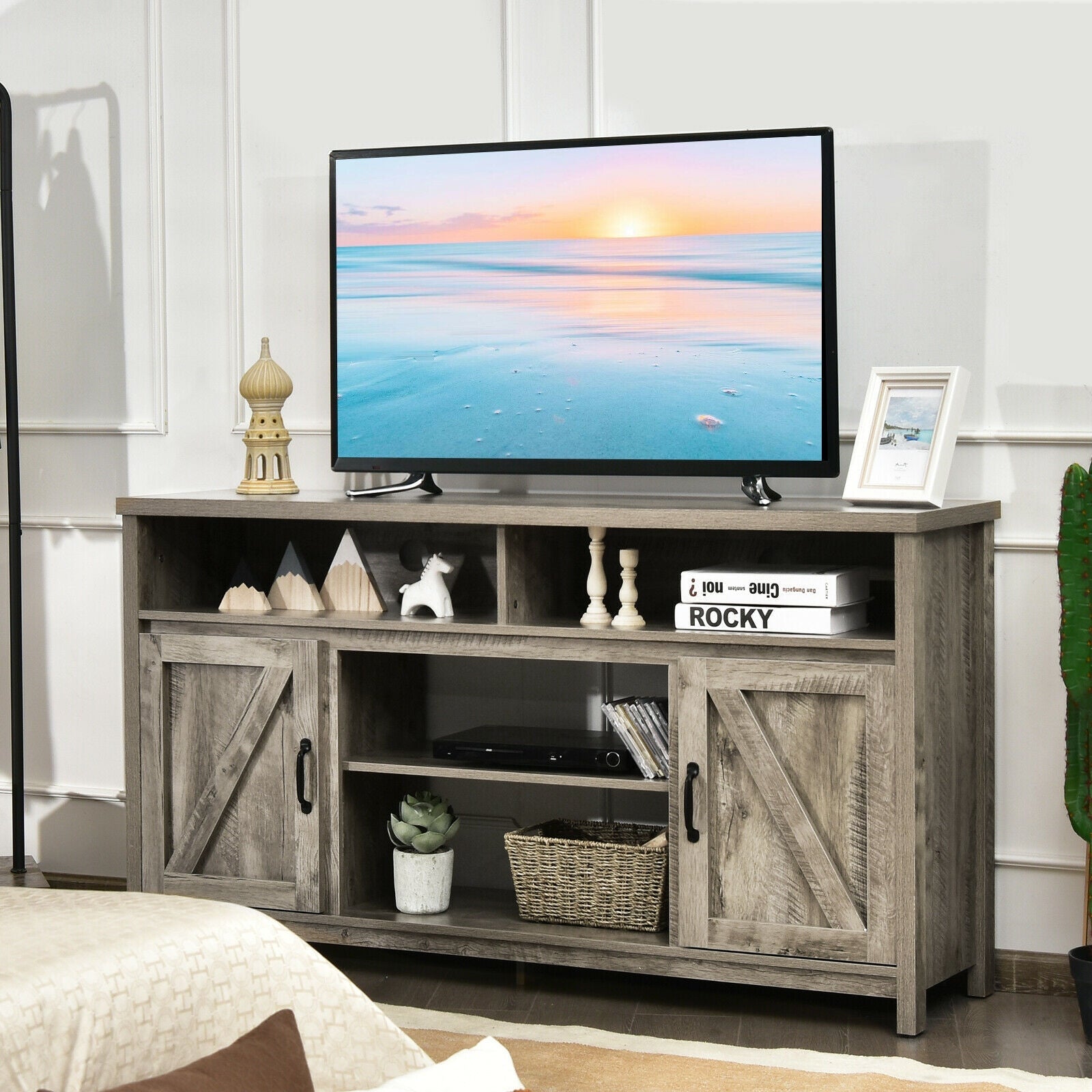 59 Inch TV Stand Media Center Console Cabinet for 65 Inch TV