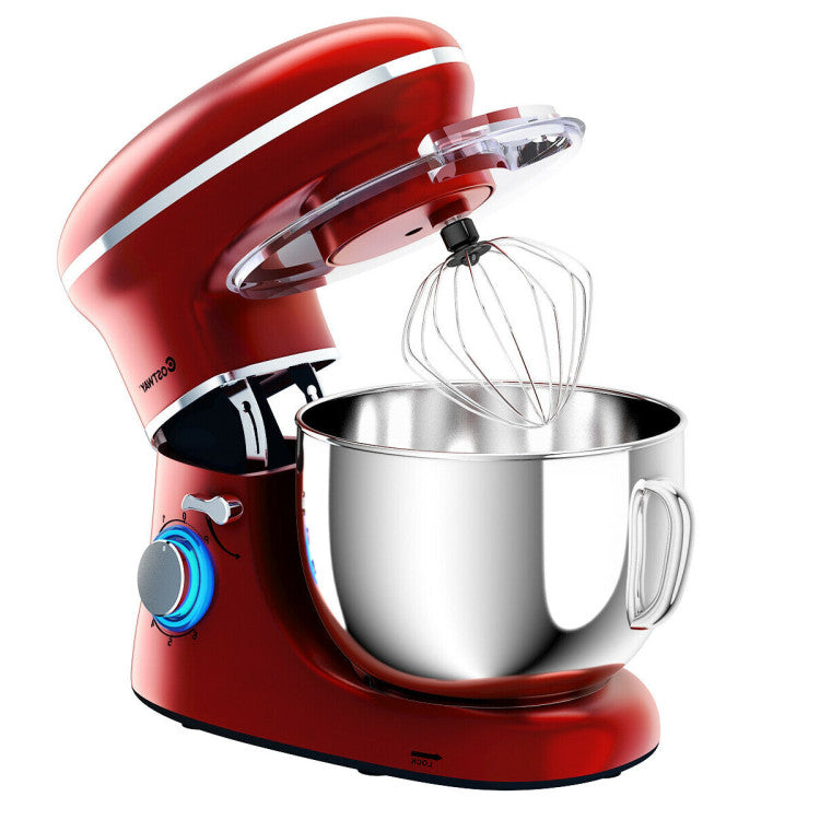 660 W 6.3 Qt Tilt-Head Food Stand Mixer with 6-Speed Control