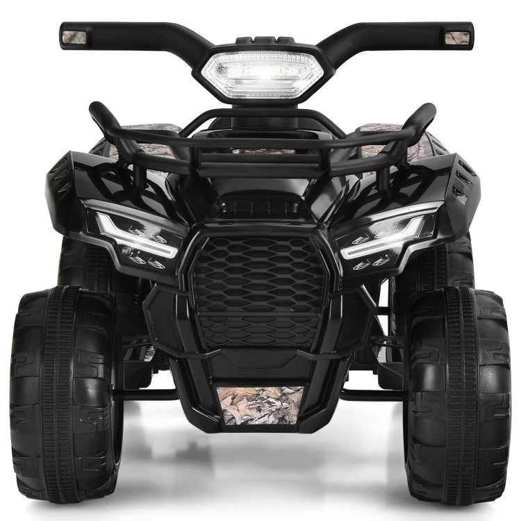 6V Kids ATV Quad Powerful Wheels Electric Ride-on Car with LED Light and MP3