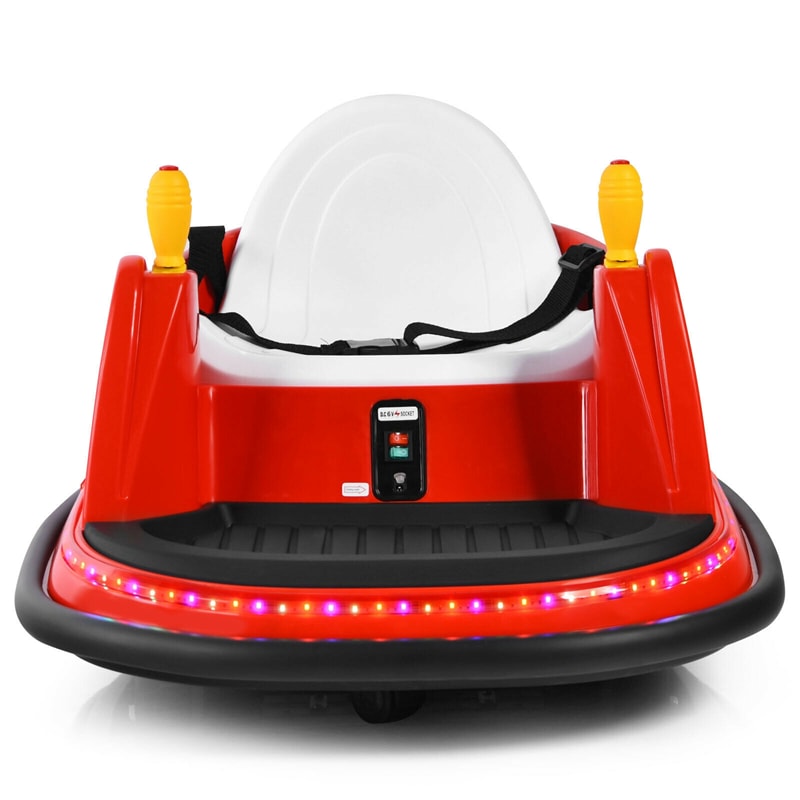 6V Electric Kids Ride On Bumper Car 360° Spin Race Toy with Remote Control