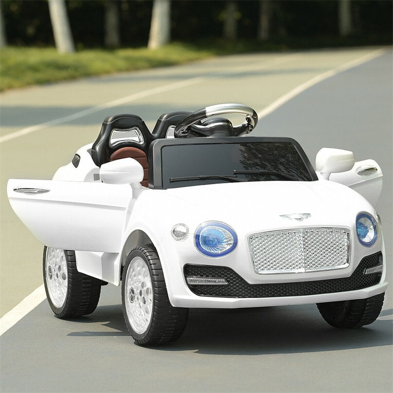 6V Kids Ride-On Car Electric Battery Power RC with Remote Control & Flashing Wheel Lights