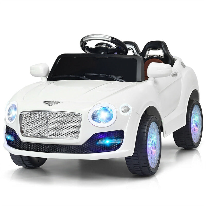 6V Kids Ride-On Car Electric Battery Power RC with Remote Control & Flashing Wheel Lights