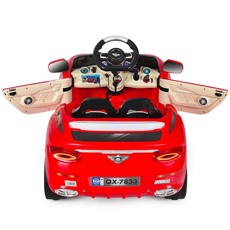 6V Kids Ride-On Car Electric Battery Power RC with Remote Control & Flashing Wheel Lights