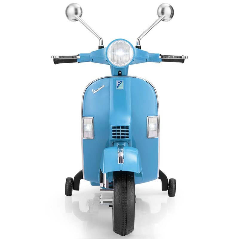 6V Kids Ride on Vespa Scooter Electric Motorcycle with Music and Lighting Effects