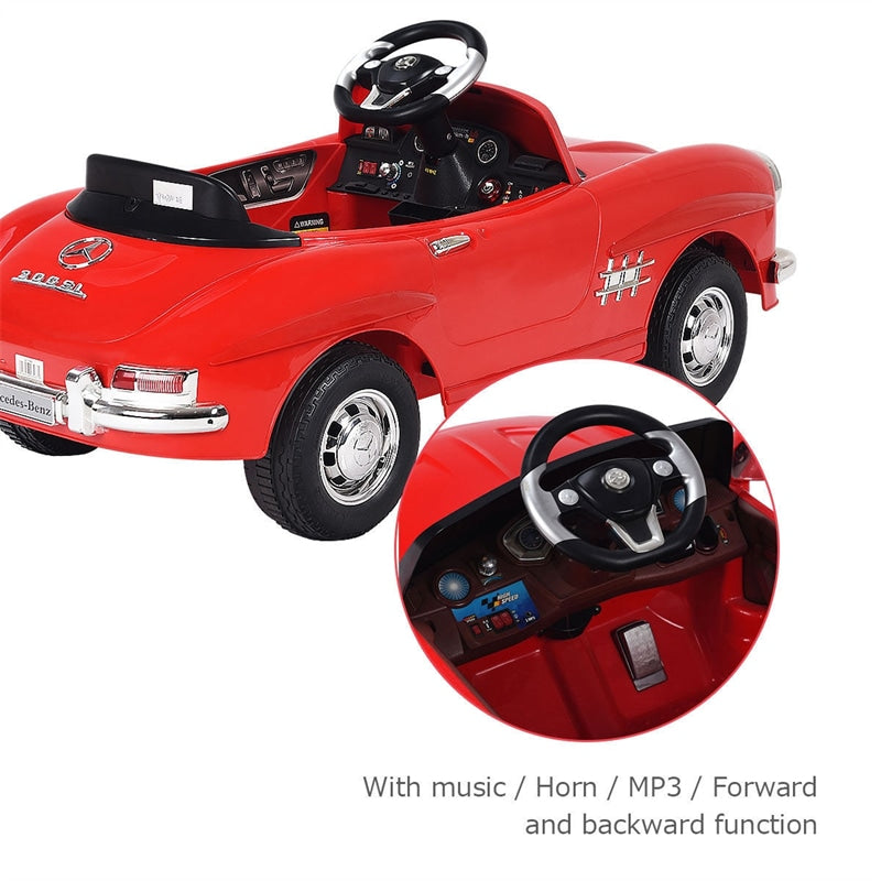 6V Battery Powered Mercedes-Benz 300SL Kids Ride On Car with Remote Control