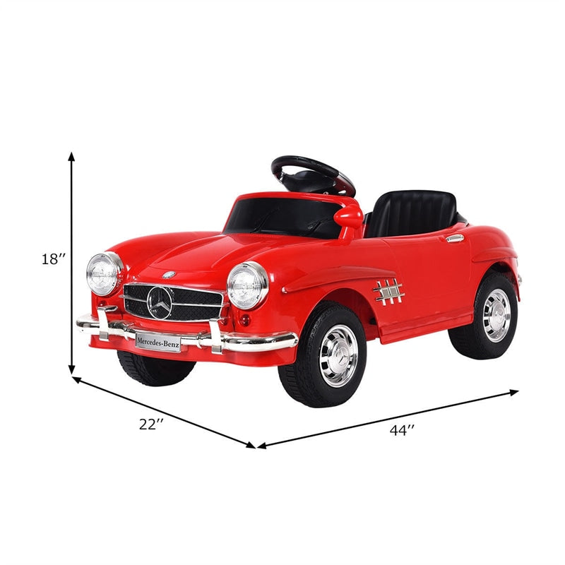 6V Battery Powered Mercedes-Benz 300SL Kids Ride On Car with Remote Control