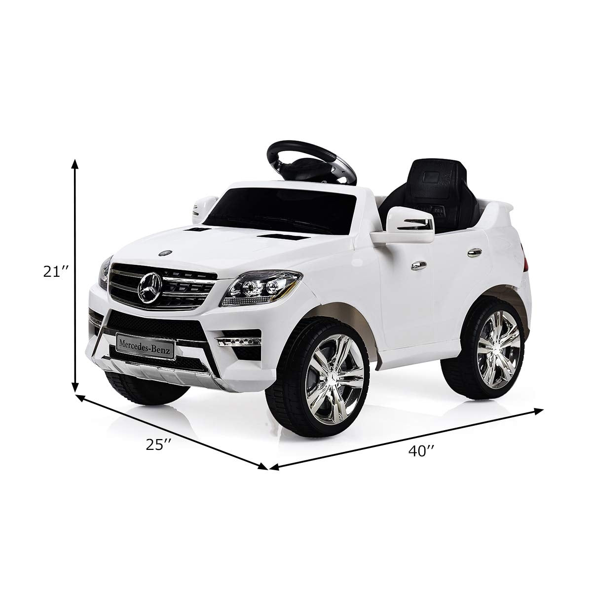 6V Mercedes Benz Kids Ride on Car with MP3+RC