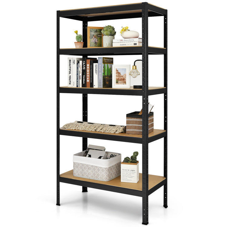 71 inch Heavy Duty Steel Adjustable 5 Level Storage Shelves