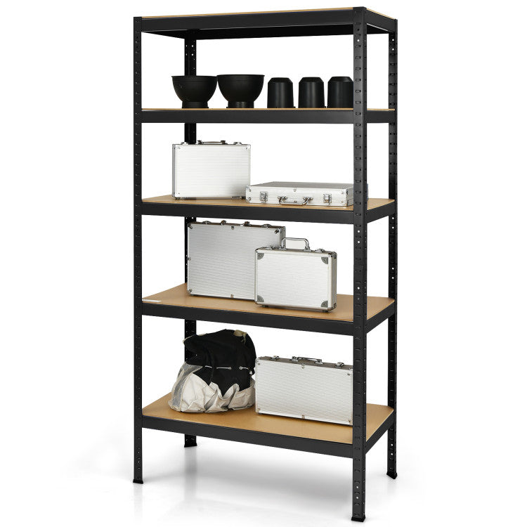 71 inch Heavy Duty Steel Adjustable 5 Level Storage Shelves