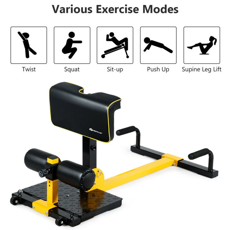8-in-1 Adjustable Multifunctional Home Gym Squat Fitness Equipment