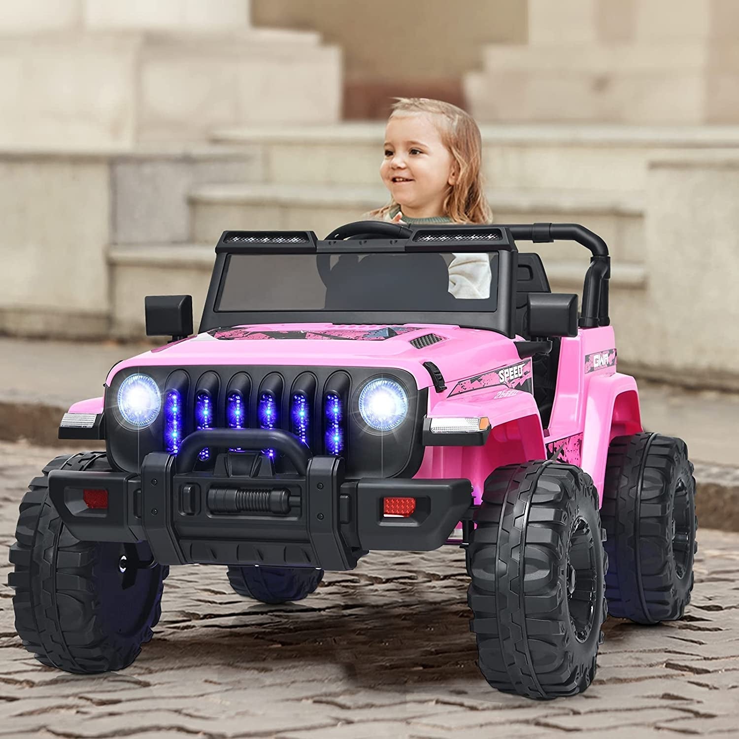 12V Ride-on Jeep Car with Remote Control for Kids