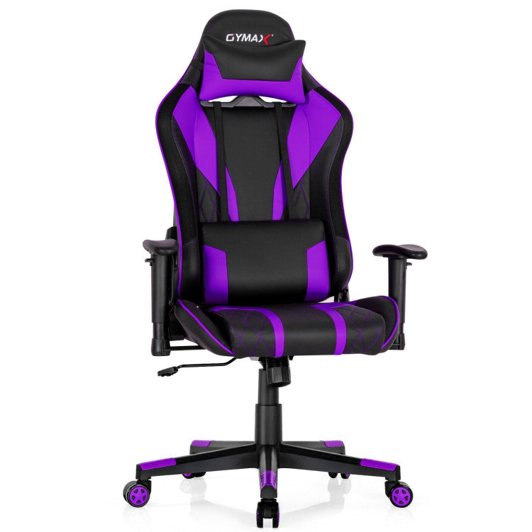 Adjustable Gaming Chair Computer Chair with Dynamic LED Lights