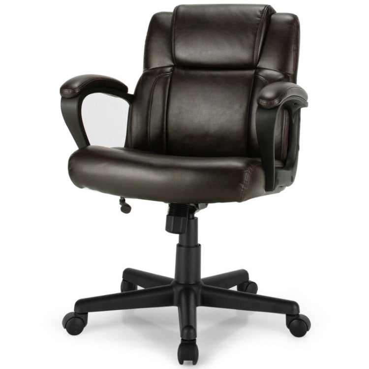 Adjustable Leather Executive Office Chair Computer Chair for Gaming and Meeting