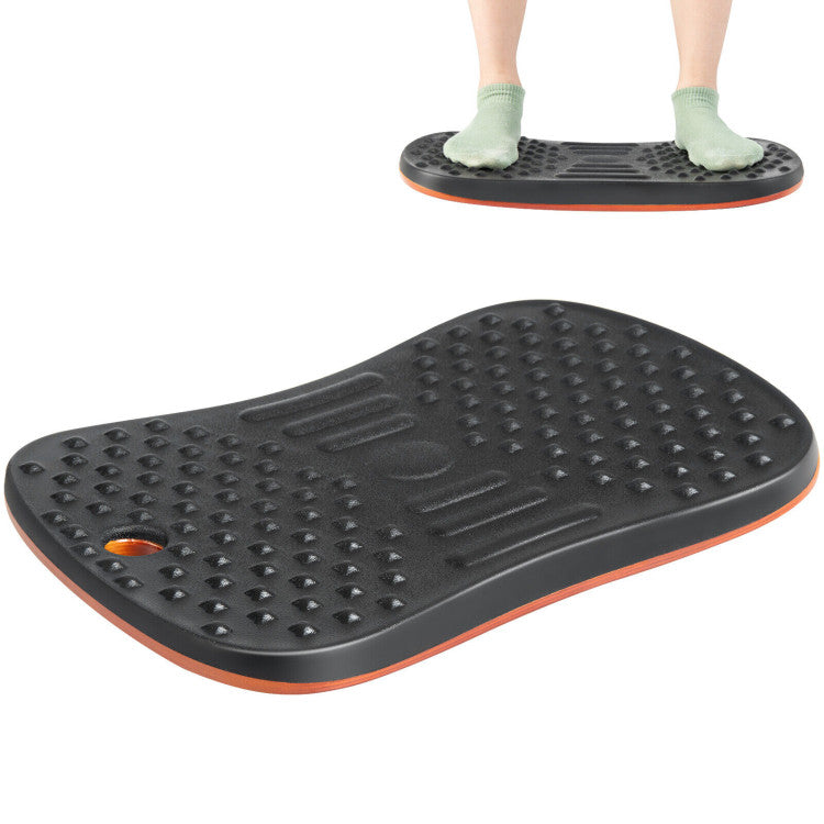 Anti Fatigue Wobble Balance Board Mat with Massage Points for Home and Office Gym