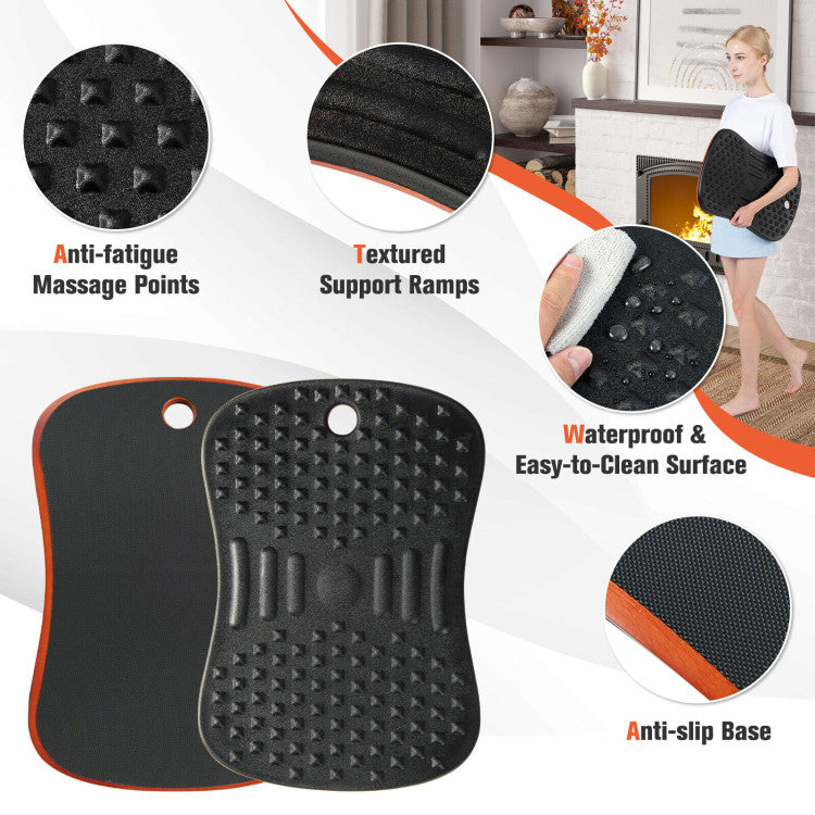 Anti Fatigue Wobble Balance Board Mat with Massage Points for Home and Office Gym