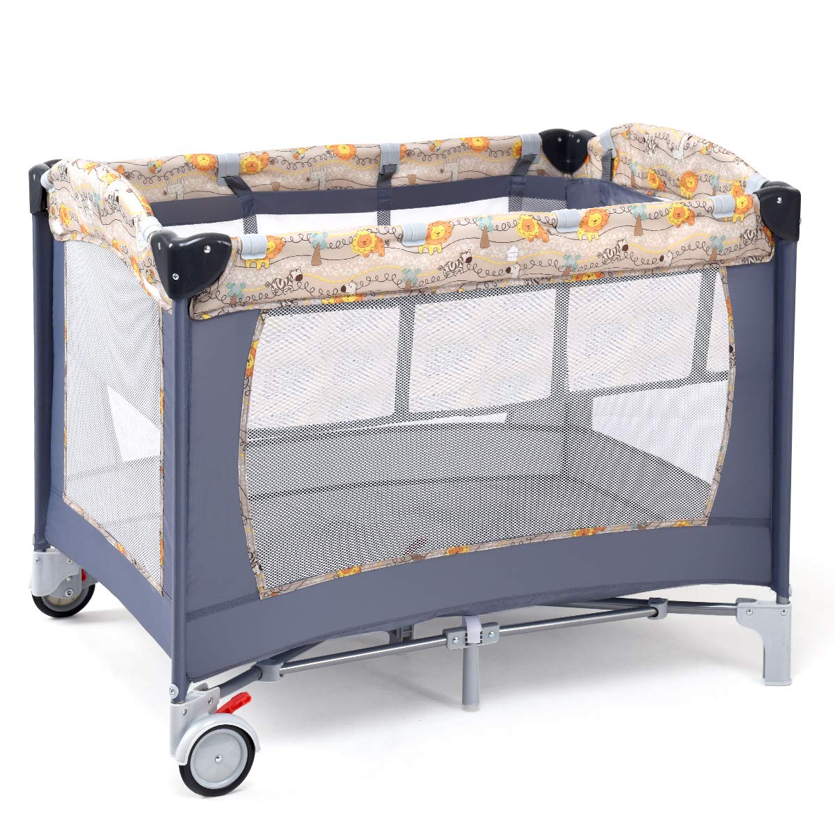 3-in-1 Portable Baby Crib Sleep Bassinet