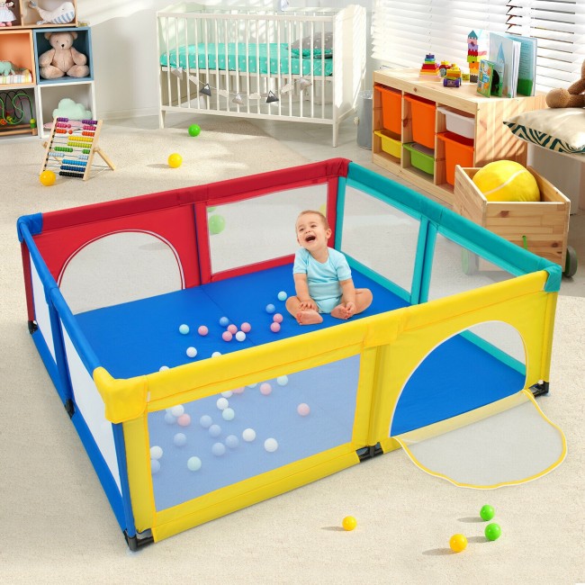 Baby Playpen Safety Play Yard for Baby Infants