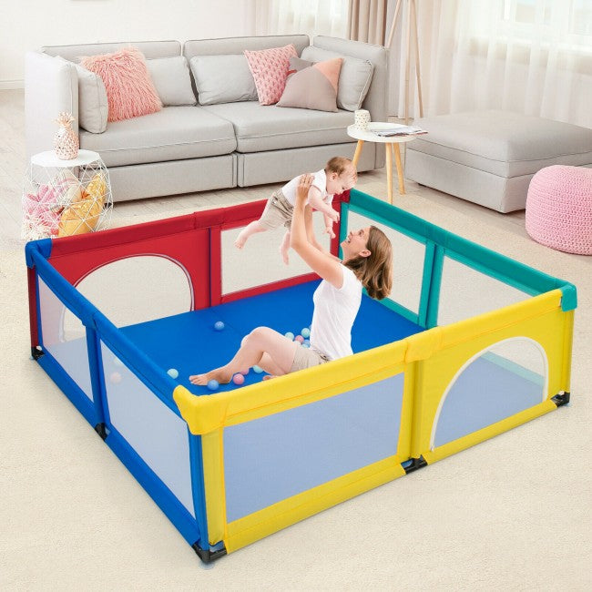 Baby Playpen Safety Play Yard for Baby Infants