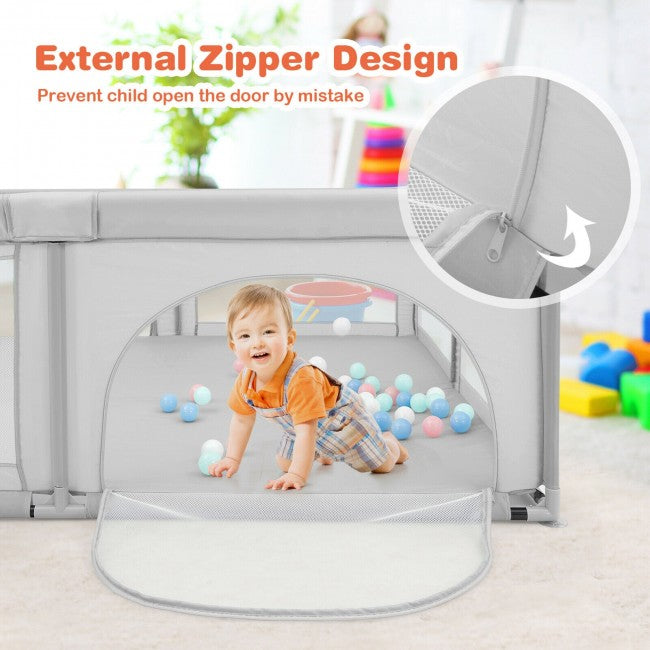 Baby Playpen Safety Play Yard for Baby Infants