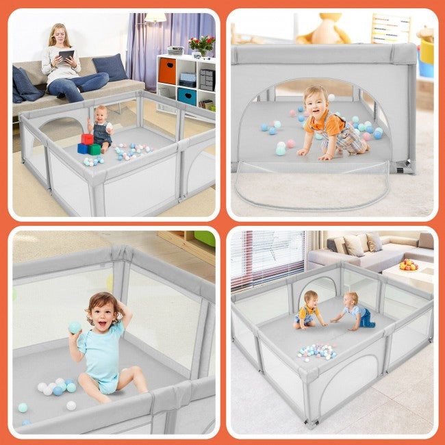 Baby Playpen Safety Play Yard for Baby Infants