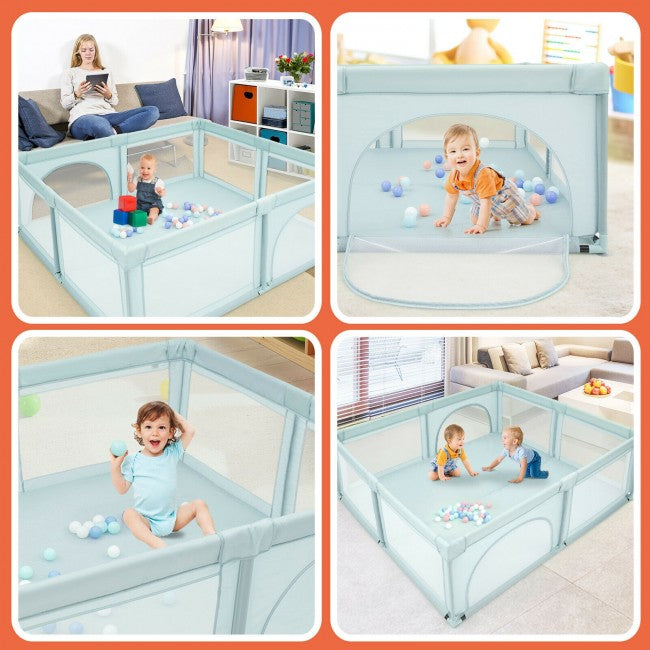 Baby Playpen Safety Play Yard for Baby Infants