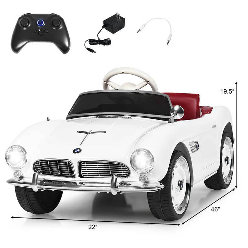 12V Kids BMW 507 Licensed Electric Ride On Retro Car